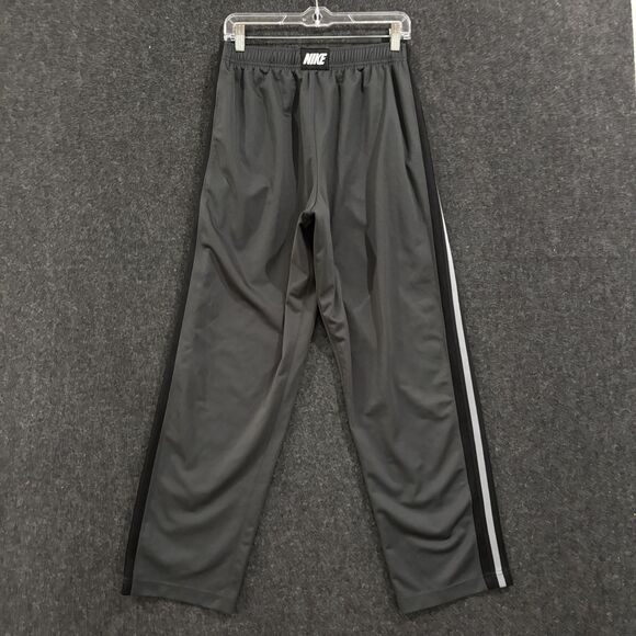 Nike Pants Mens Medium Gray Straight Leg Sweatpants Track Drawstring Swoosh - Picture 3 of 12